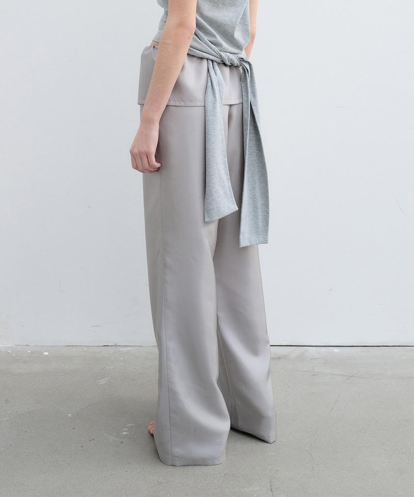 Yunse Sheer Two-Way Pants (Grey)