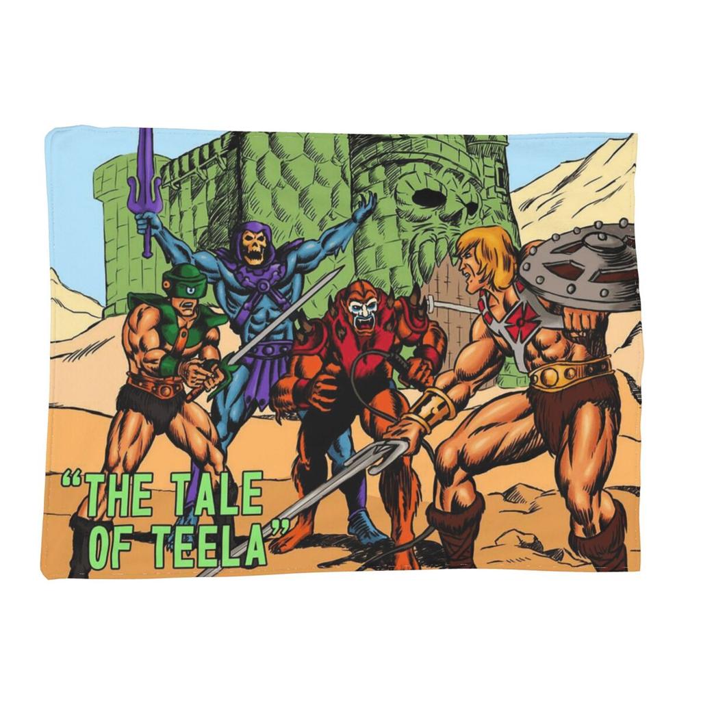 Eternia He-Man And The Masters Of The Universe Blanket Soft Warm Flannel Throw Blanket Plush for Bed Living Room Picnic Travel