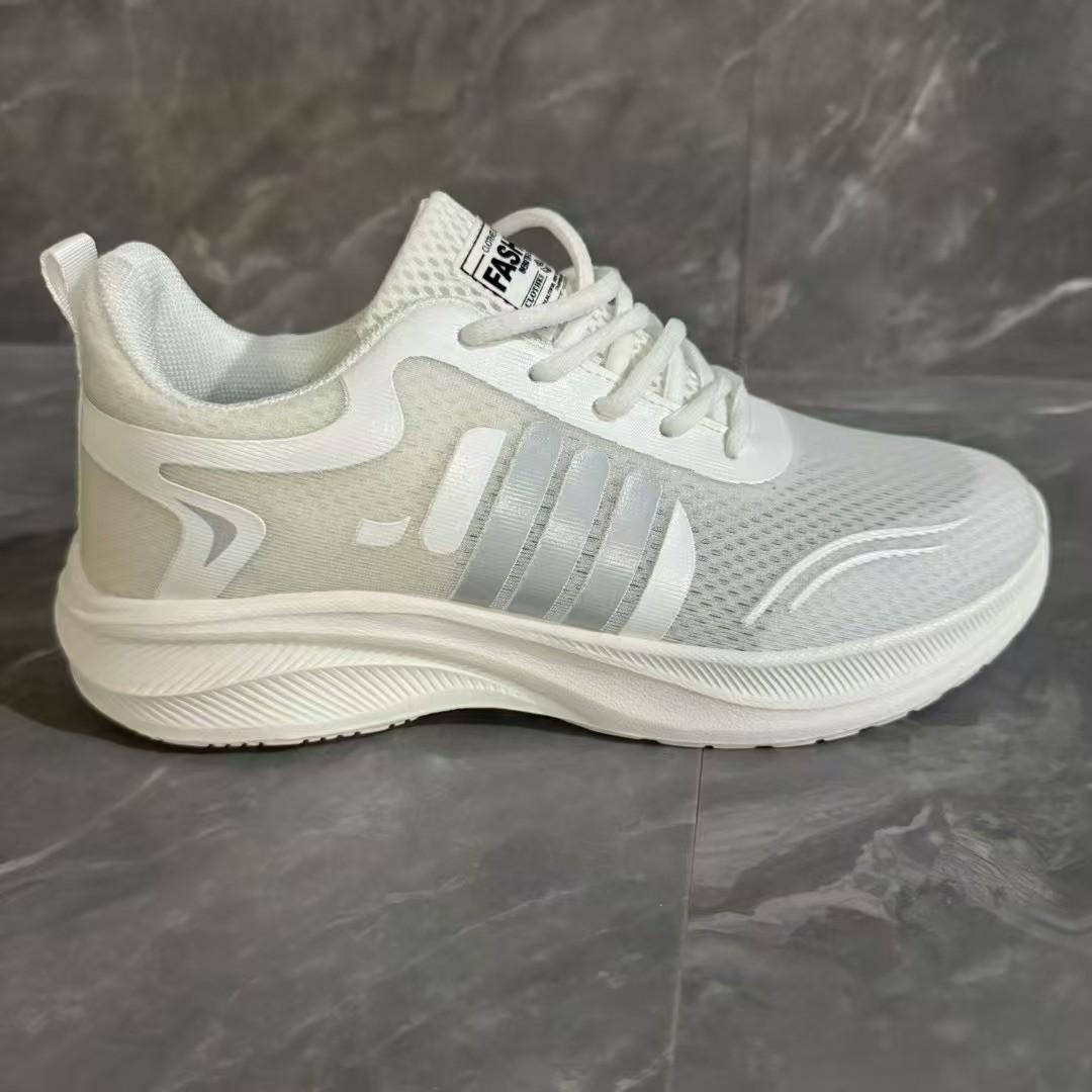 

Casual shoes sports running shoes men s shoes women s shoes ultra-light soft sole 2025 new trend mesh breathable student shoes 36 белый