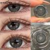 EYESHARE 1 Pair FLORENCE Series Contact Lenses for Eyes 14.5mm Gray Brown Natural Lens Beauty Pupils for Satuden