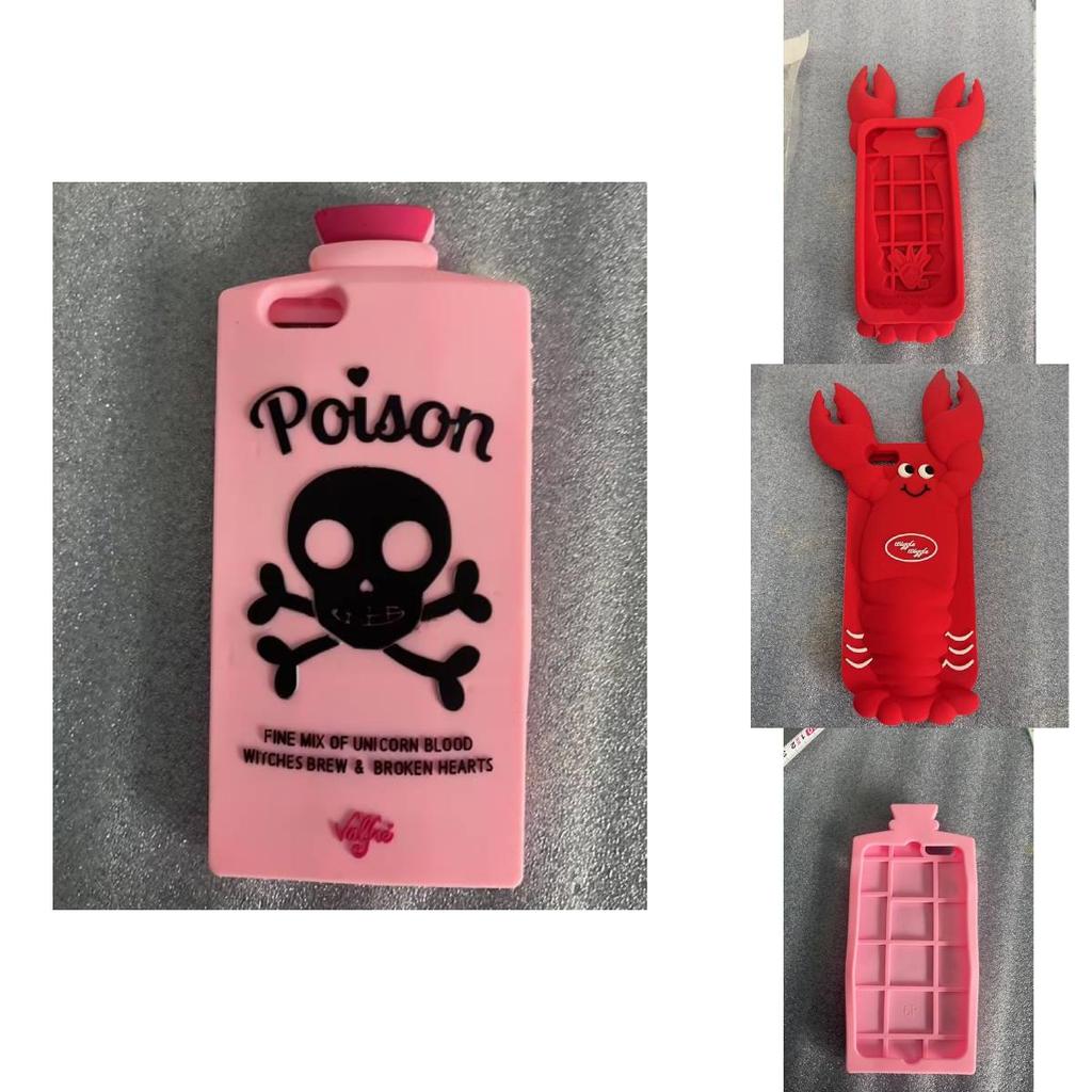 For Apple Phone Case Soft Tpu Cartoon Crab Perfume Bottle With Shockproof And Antiscratch For Iphone