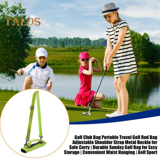 Torba na kije golfowe Mała torba podróżna na kije golfowe dla mężczyzn, kobiet, kobiet, mini, przenośny uchwyt na kije golfowe, torba Sunday Golf Bag