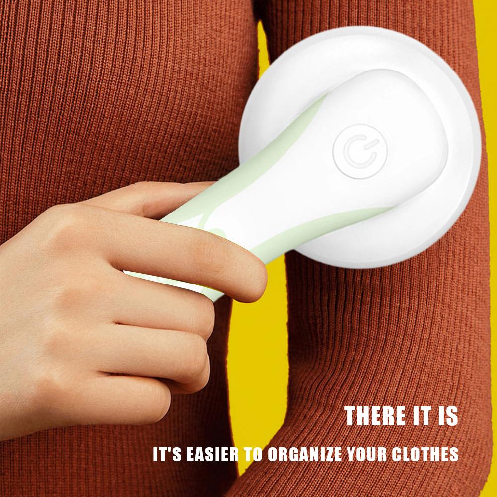 

Lint Remover Electric Defuzzer Portable Handheld Lint Shaver 6-Leaf Blades 6 Modes for Clothes Furniture Sweater Couch Blanket