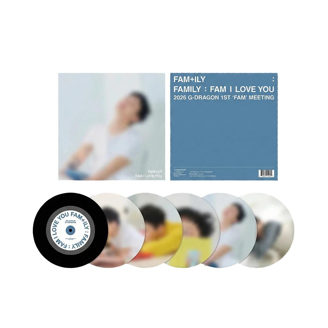 G-DRAGON Fam Meeting LP Poster Set ONE SIZE