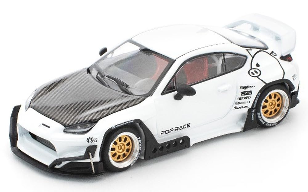 Genesis Company Pop Race X Enigma Scale PANDEM GR86 CRYSTAL WHITE PEARL PRE0014 1/64 - (Finished Model)