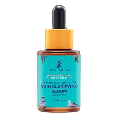 PILGRIM Niacinamide 5% + Alpha Arbutin 1% Skin Clarifying Serum for Acne | All Skin Types | For Men & Women | Vegan & Cruelty-free | 30ml