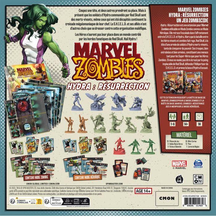 Marvel Zombies - Extension La Résurection d'Hydra - Jeu De Figurines