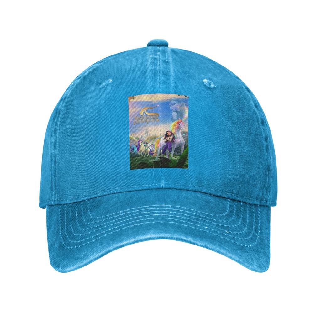 Unicorn Academy Denim Fabric Cap Casual Baseball Caps Adjustable Hat Summer Unisex Baseball Hats