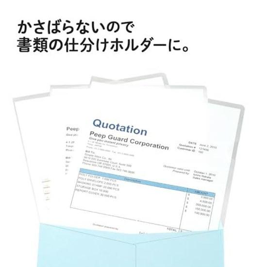 Plus Clear Holder Thin Lightweight Film 100 Sheets Pack A4 88-114