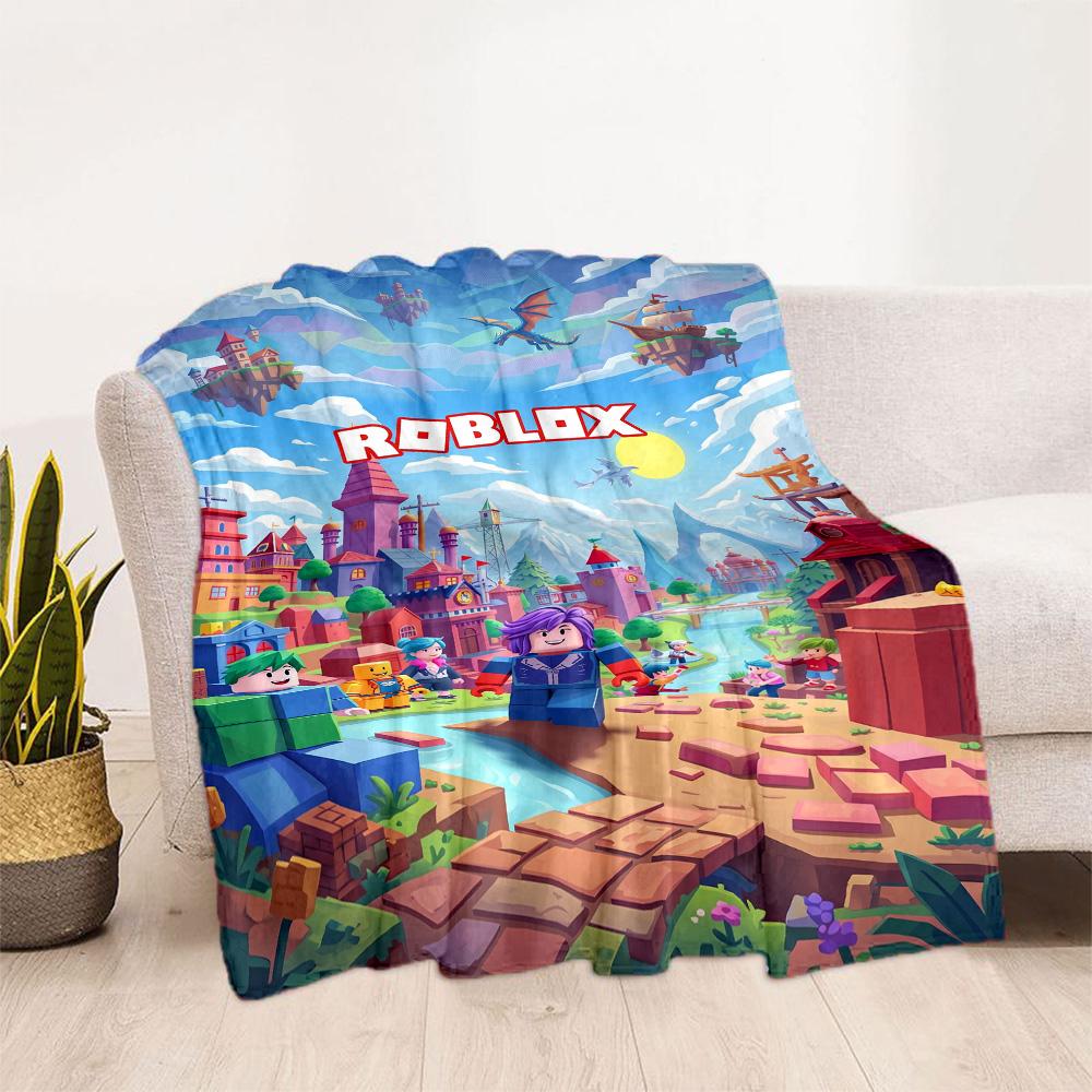 Roblox 185 Blanket Comfortable Perfect for Bed Office Chair Couch All-Season Use Modern Perfect Gift for Relatives and Friends