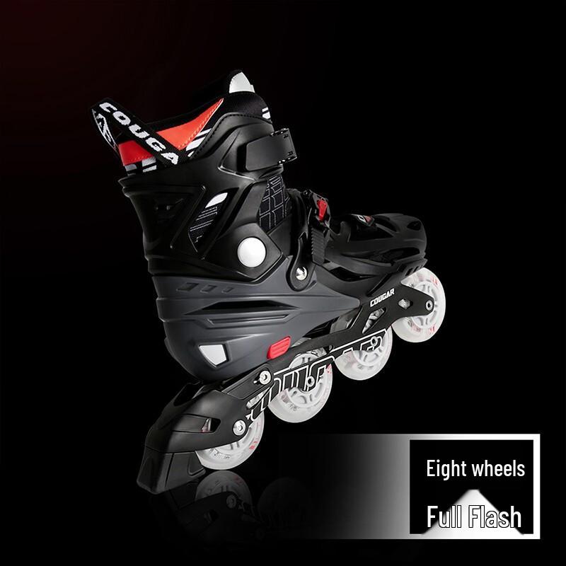 Patins Inline Ajustáveis COUGAR para Adultos com Rodas Full-Flash