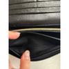 Used PRADA Saffiano Leather Long Wallet Black