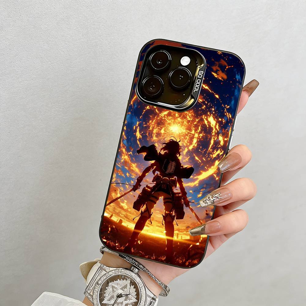 

Чехол для телефона Атака Титанов Для iPhone 17,16,15,14,13,12,11 Plus,Pro Max,XS,Разноцветный Серебристый Черный Чехол iPhone11ProMax