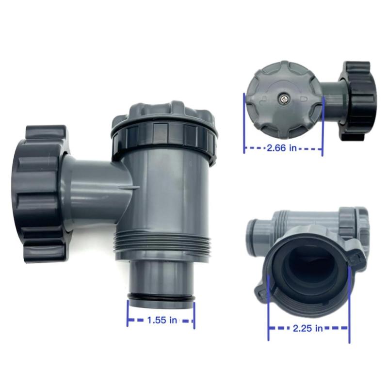 Pool Pömpel und Filter Set Einfache Installation Pömpelventile Zuverlässiger Betrieb Filterset Kunststoff Schwimmbadfilter