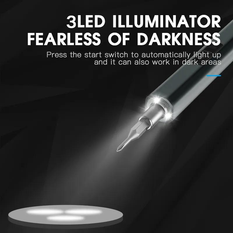 Zestaw śrubokrętów elektrycznych 50 w 1, zestaw narzędzi do naprawy akumulatorów z wtyczką typu C, do smartfonów, zabawek, śrubokrętów elektrycznych do komputerów