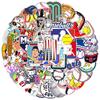 50 Football Graffiti Stickers: Creative Waterproof Sports Ball Decals for Water Bottles, Luggage, and Phones