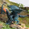 Oenux 4PCS/Set Flying Magic Dragon Rotatable Monsters Dinosaurs Animals Toy Action Figures Model PVC Collection Kids X-mas Gift