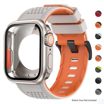 Silikonband+Hülle Für Apple Watch Ultra 3 2 1 49mm Serie 11 10 46mm iWatch 9 8 7 6 5 SE3 45 44mm Armband Sportarmband