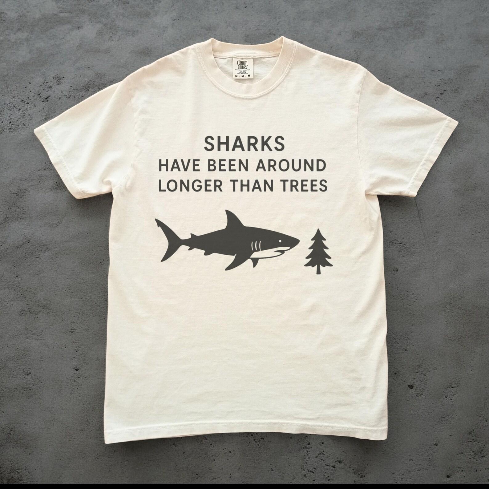 Nature Fact Shark Shirt, Shark Fact Tee, Funny Nature Science Shirt, Ocean Animal Lover Gift, Unisex Shark Shirt, Marine Biology Tee 2XL