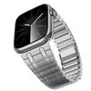 Magnetic Stainless Steel Band for Apple Watch 49mm 45mm 44mm 42mm Titanium Color Strap for IWatch Series 9 8 7 6 5 4 Se Ultra 2