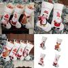Christmas Stocking for Fireplaces Decoration Stylish Hanging Gifts Bag Santa/Snowman/Elk/Penguins Party Supplies