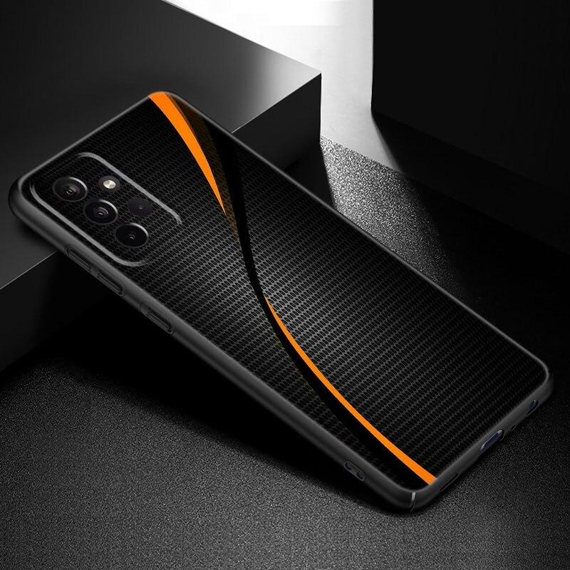 Telefonkasten mit Kohlefasermuster für Samsung Galaxy A21 A30 A50 A52 S A13 A22 A32 A33 A53 A73 5G A11 A12 A31 A51 A70 A71 A72