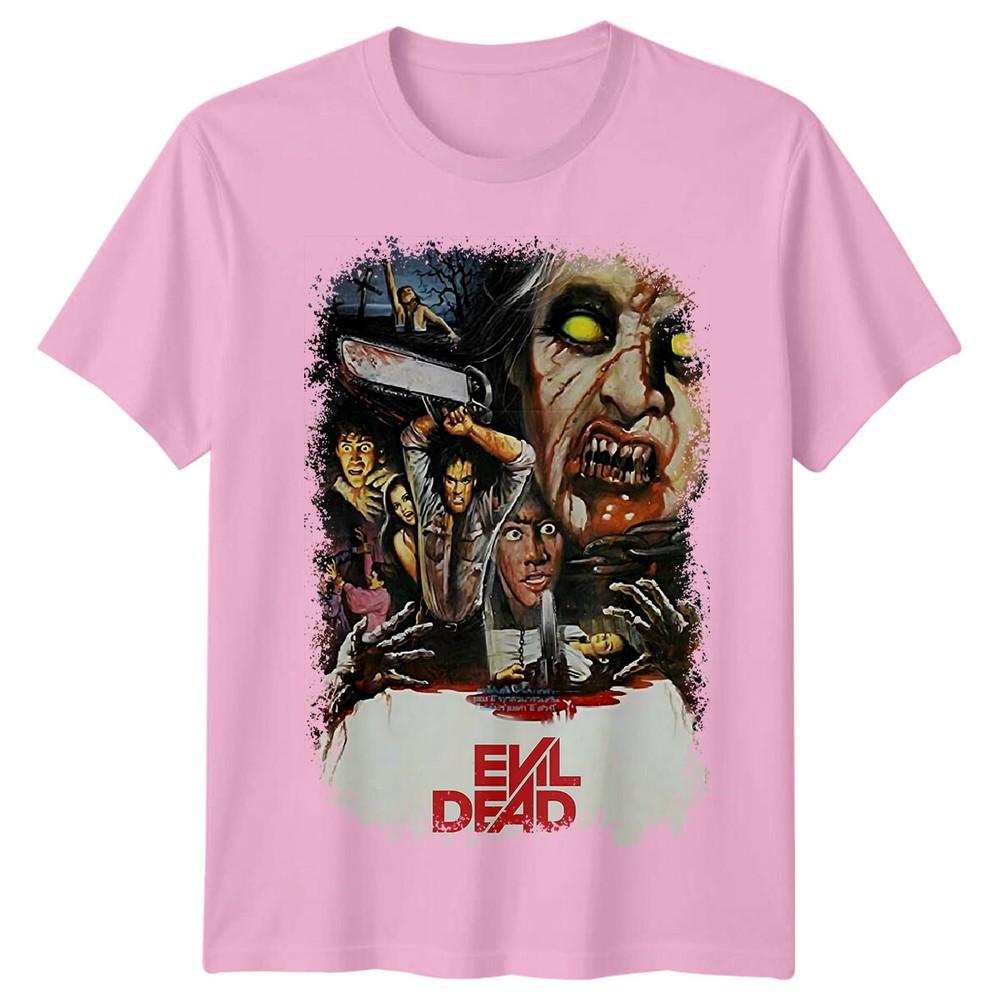 The Evil Dead 1981 Movie Poster Inspired Tshirt Retro Horror Scary Tee Unisex