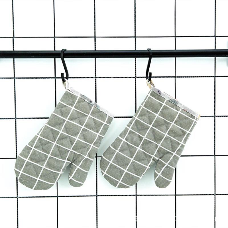 

Cotton Linen Heat Resistant Kitchen Gloves