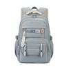 Schoolbag new solid color middle school student backpack in the season outing high value soft sister cute small fresh backpack