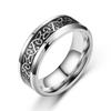 Female Fashion Ring Men Wide Stainless Ornament Jewelry Band Steel Presents Lady Engrave Engagement Charm Multi-Sizes