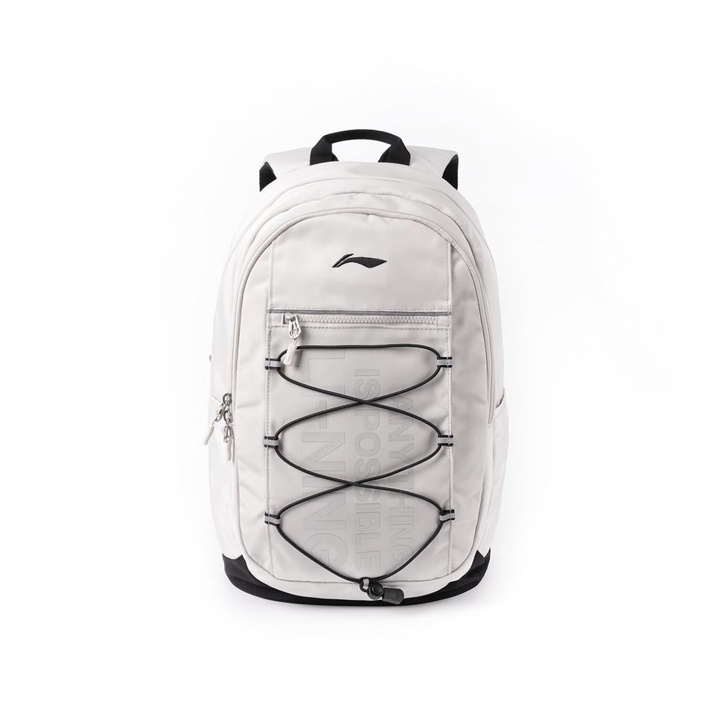 Li Ning Polyester Backpack Regular Unisex Black ABSU325