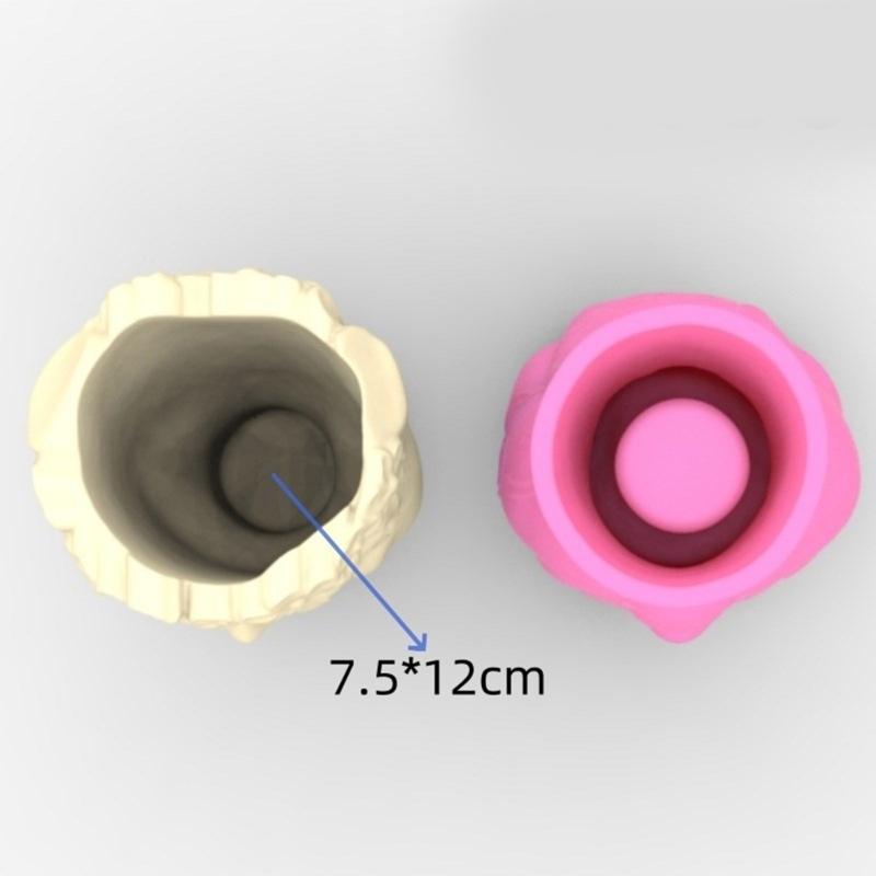 Silicone Vase Moulds Silicone Planter Molds Artistic Human Figure Shape Crafting Molds Art Figure Molds for Flower Vase