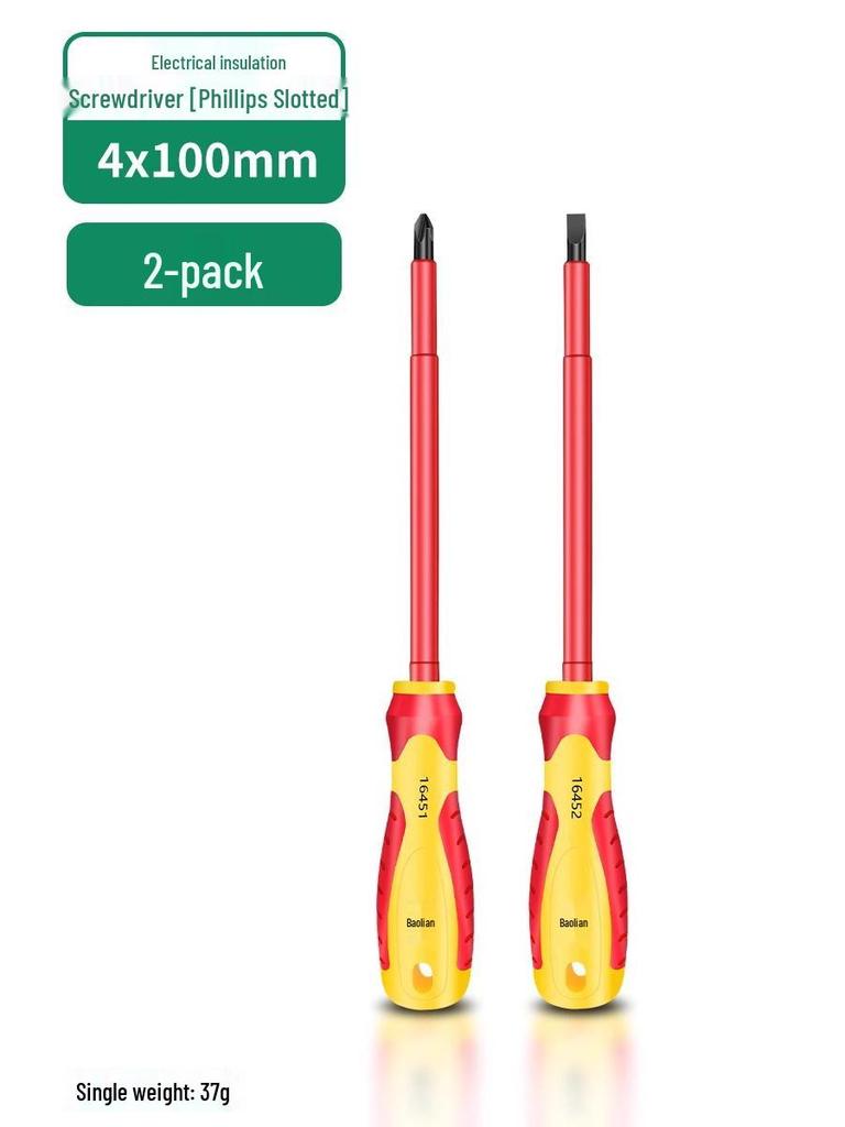 Superhartes magnetisches isoliertes Schraubendreher-Set: Phillips, Schlitz, Torx - Ideal für Elektriker