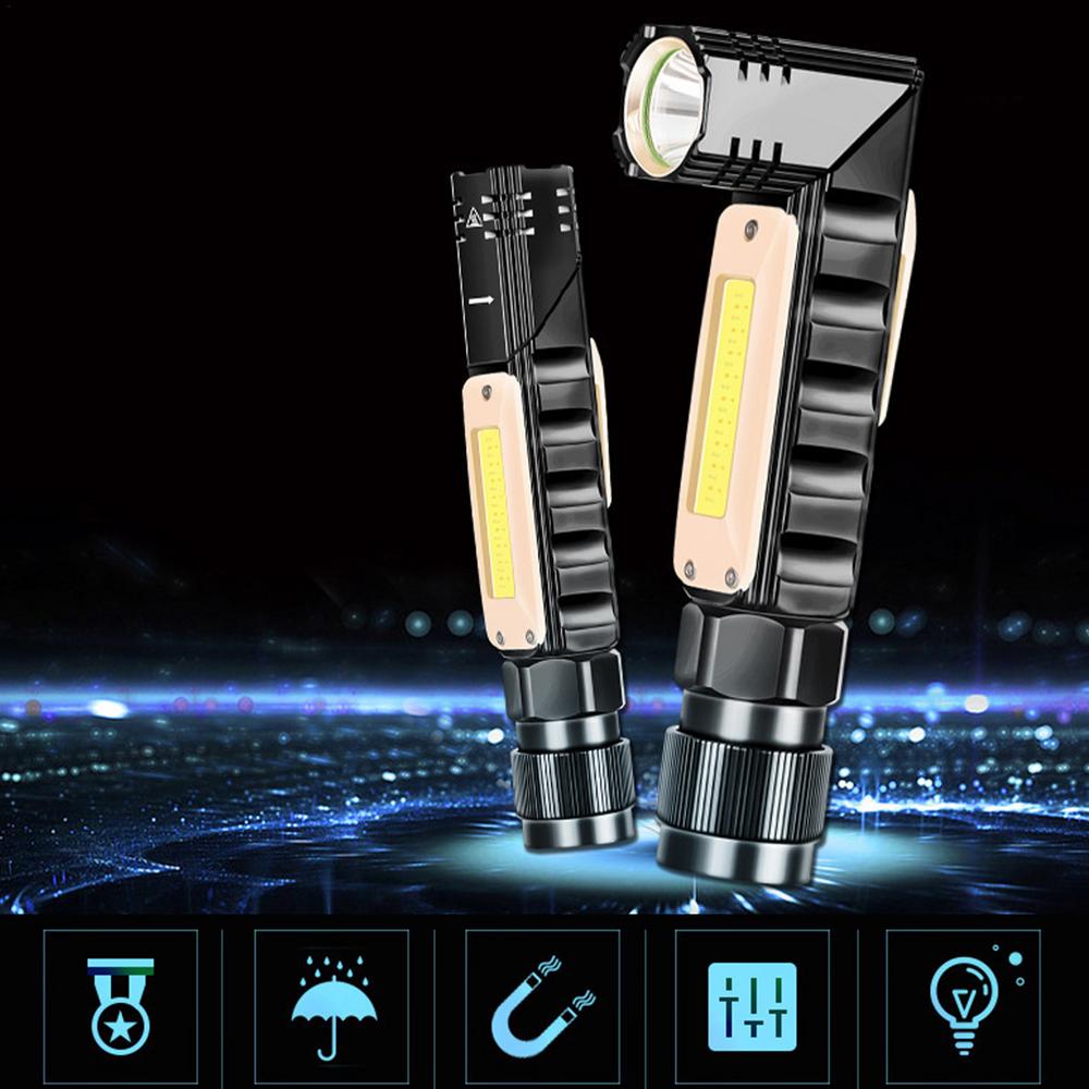 LED Magnetic Work Light 800mAh LED Head Lamp Shop Lights Waterproof Head Flashlight Mechanic Light With Magnet For Car Repair