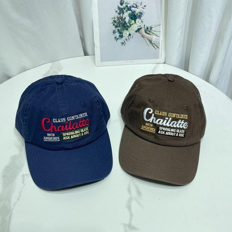 Niche Designer Letter Embroidered Baseball Cap Children'S Spring And Summer Fashion Casual Versatile Sunshade Cap