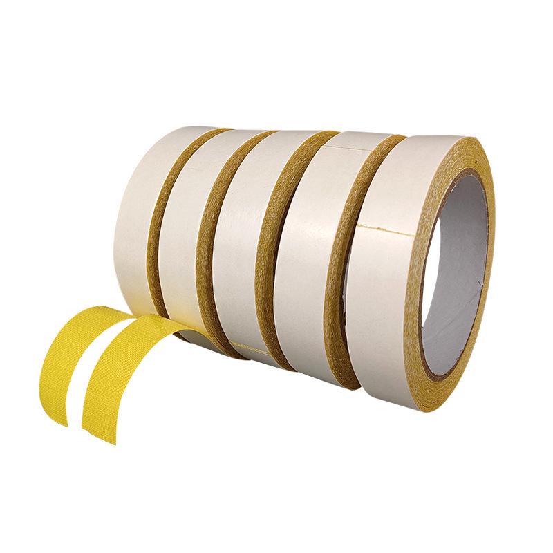 High-Strength Double-Sided Fabric Tape for Carpets, Metal, and Signs