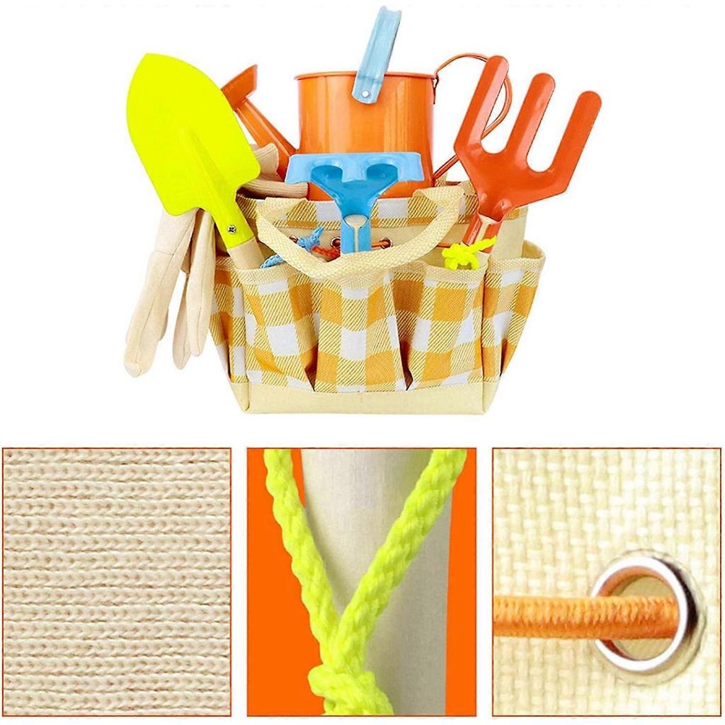 Child Gardener Kit Bag For The Garden Or Beach,Kids Gardening Tools Child Gardening Kit Gloves Shove