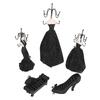 Schmuckständer Set High Heels Modelle Sofa Halskette Ohrringe Armbänder Ringe Aufbewahrungsständer