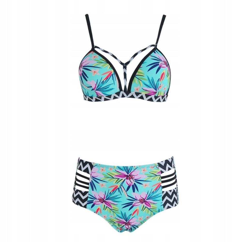 Zweiteiliges Push-up-Bikini-Set, High Waist, Badeanzug, Pool, Strand. Zweiteiliges Push-up-Bikini-Set, High Waist, Badeanzug, Pool, Strand.
