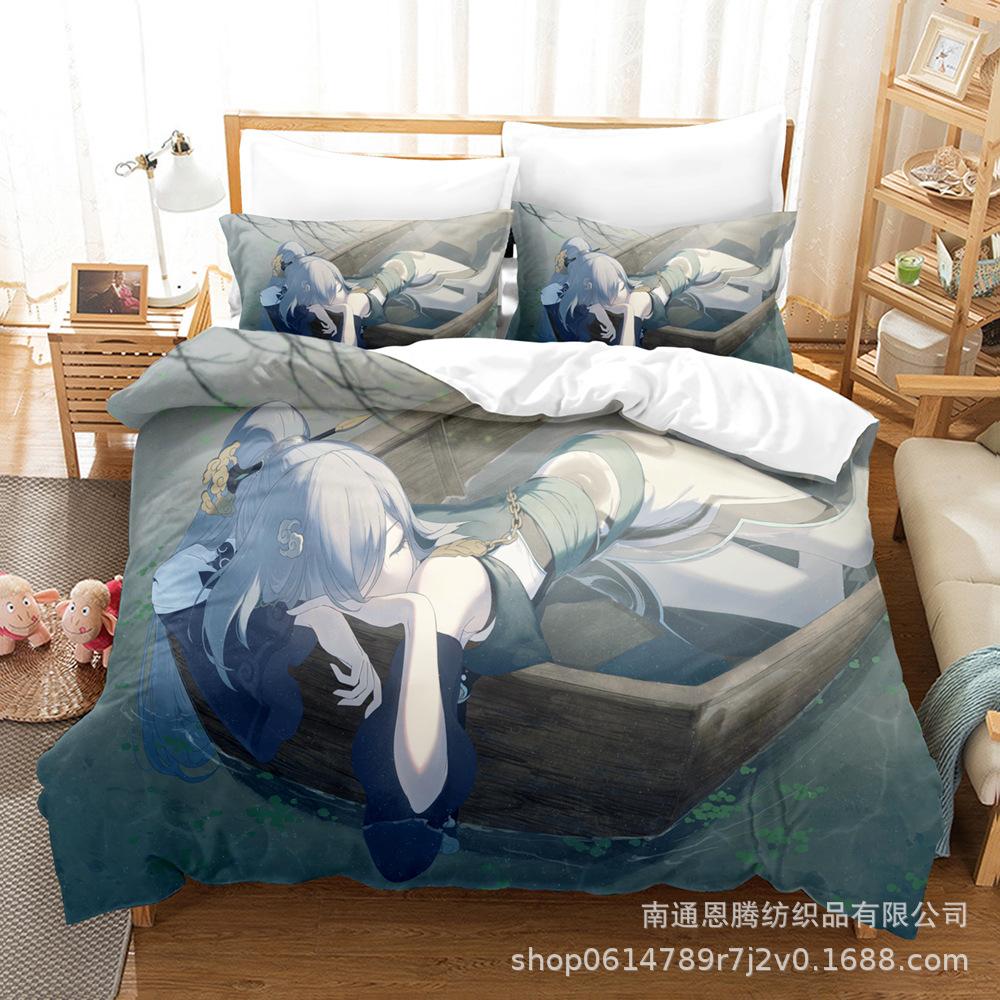 Honkai Impact 3 Bedding Set Single Twin Full Queen King Size Game Anime Bed Set Aldult Kid Bedroom Duvet Cover Sets 3D Print 013