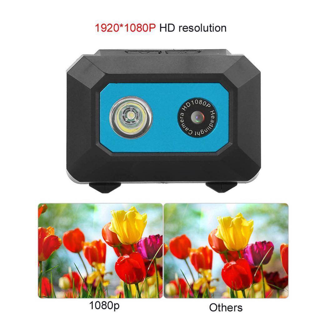 Super HD 1080P DV Sports Camera Head Mounted Action Video Camcorder DVR Recorder (Black Blue)