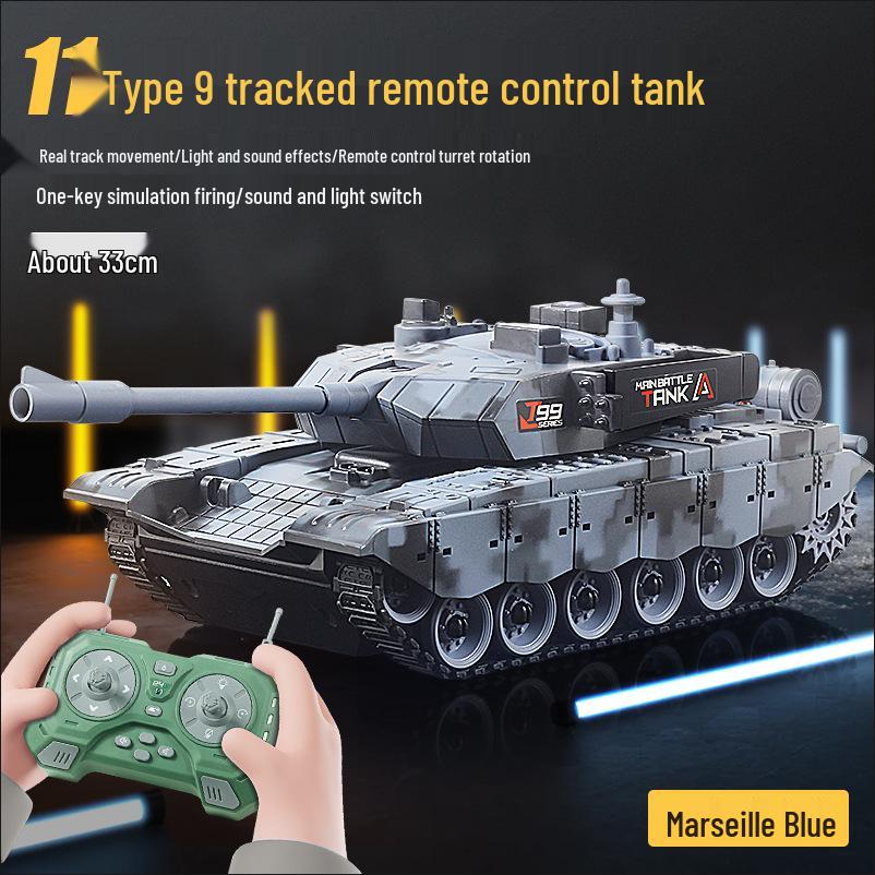 Rechargeable Action Remote Control Tank Car for Kids with Firing Cannon Model