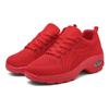 Women's Sports Shoes Summer Red Walking Large Breathable Tennis 2025 New Mesh Running Shoes Lightweight Flat Vulcanized Shoes