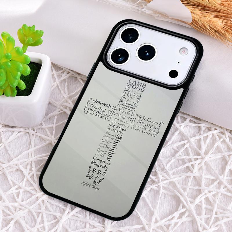 Jesus Bible Christian Religious Phone Case for iPhone 17 Air 16 15 11 12 14 13 Pro Max Shockproof Cover