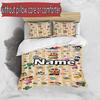 3pcs Duvet Cover Set (1*Duvet Cover + 2*Pillowcase, Without Core), Custom Name Crayon Shin Pattern Bedding Set, Home Bedroom Decor Gift