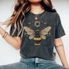 Goblincore Bee Comfort Colors® Shirt Vintage Folk Art Tshirt Granola Girl Forestcore Tee Fairycore Grunge Nature T Shirt Wildlife Woodland