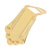 Guitar Tailpiece Replacement Solid Metal 6 Strings Guitar Trapezoidal Tailpiece for Archtop