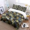 Floral Pattern Home Decor Set Soft Comfortable Duvet Cover Bedding Set Included 1*Duvet Cover & 2*Pillowcases, Gift