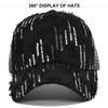 Trendy Tassel Outdoor Sun Hat Unisex Cotton Baseball Cap Korean Style Mesh Duck Tongue Cap