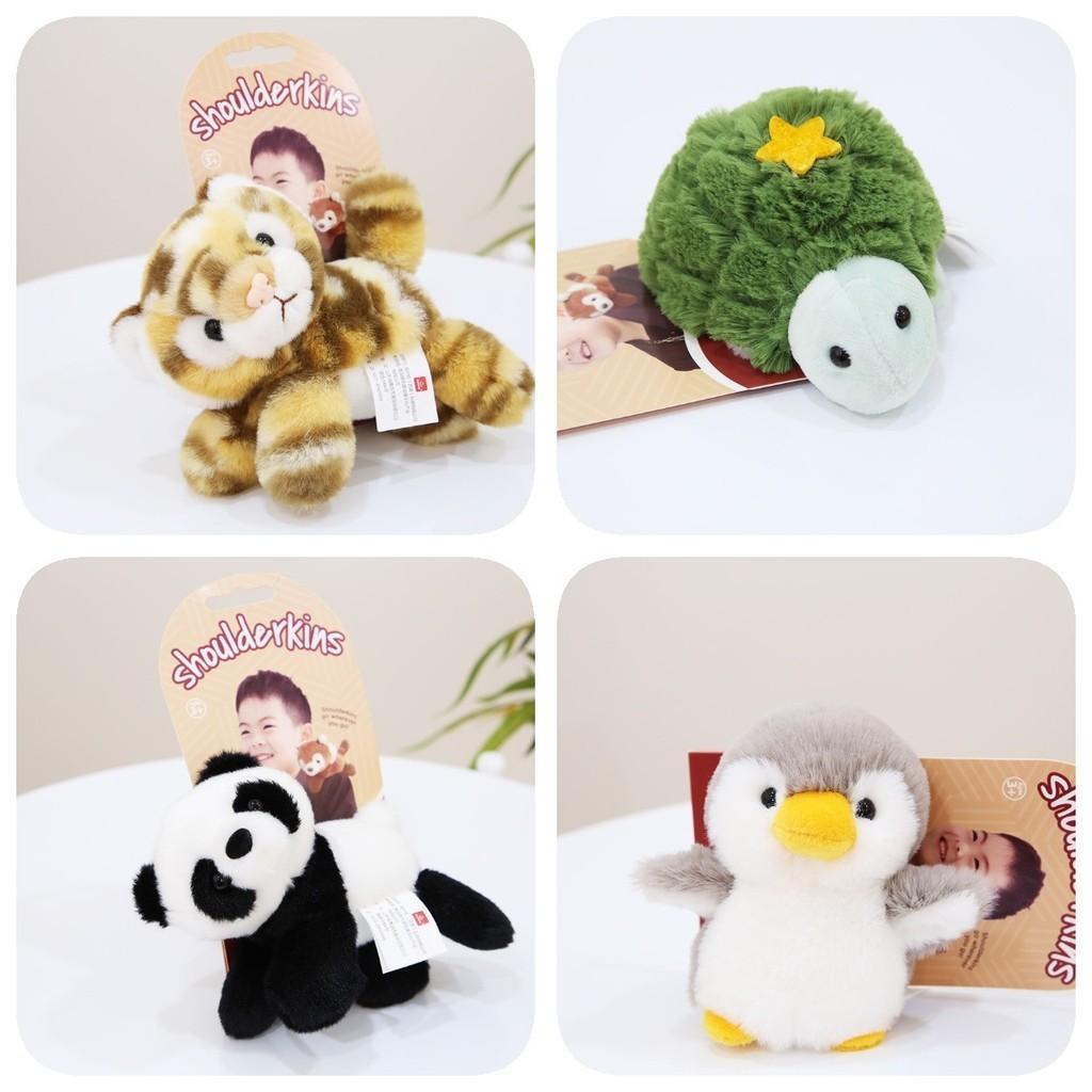 Adorable Shoulder Panda Plush Toy Soft Short Plush Filling Cute Animal Cartoon